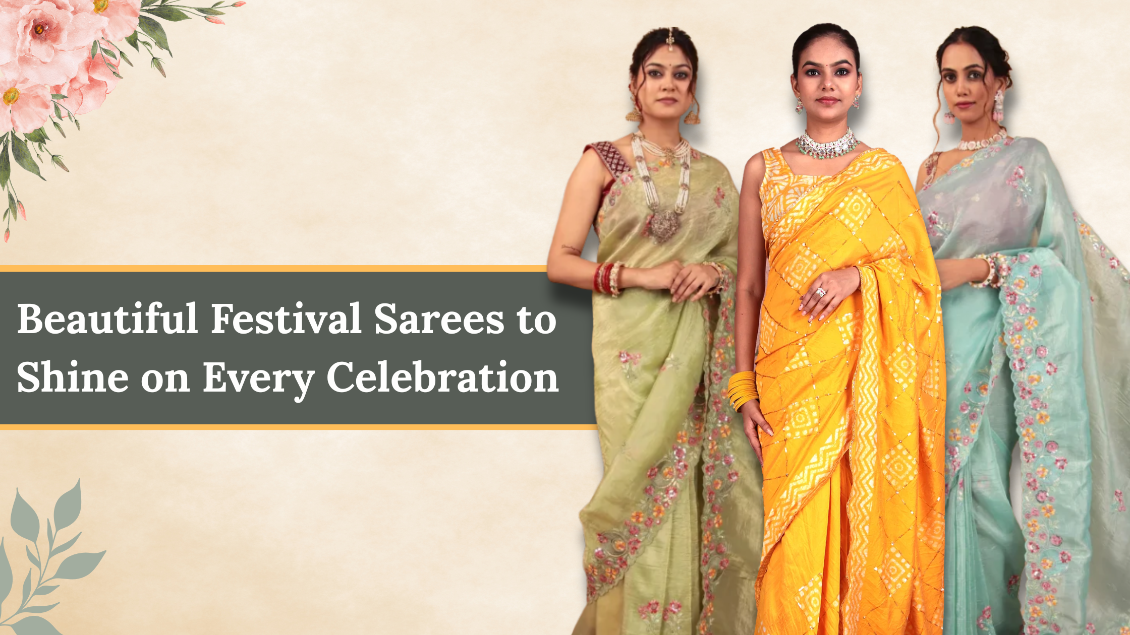 Festival Sarees