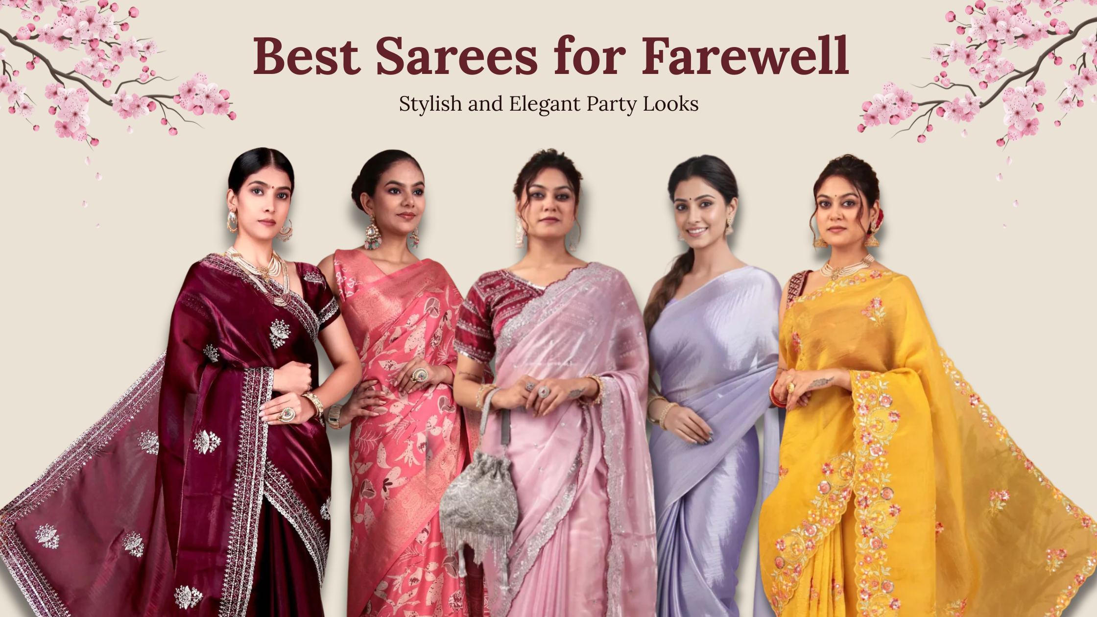 Sarees for Farewell