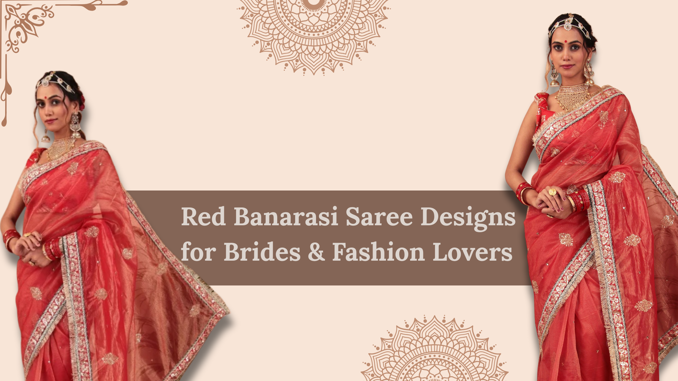 Red Banarasi Saree