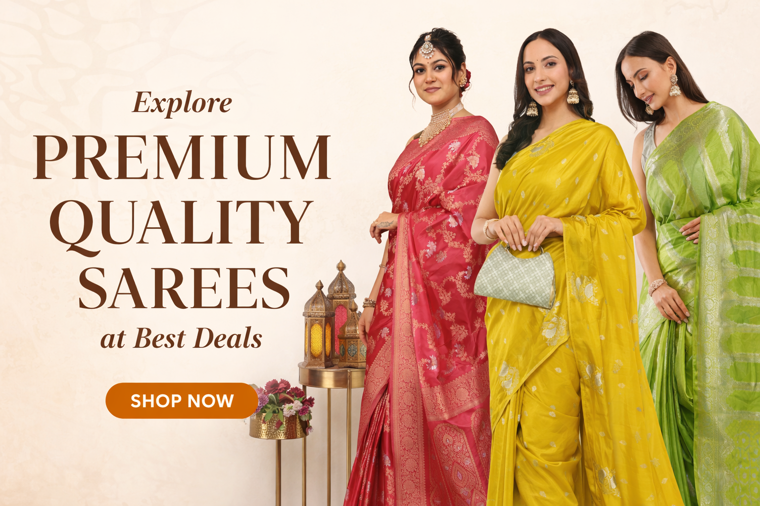 Explore premium quality Sarees at best Deals
